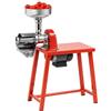 Crisalide® - Passapomodoro Elettrico N.5 Inox con Banco TS, Motore 330W 0,5 HP, Struttura in Alluminio Pressofuso, Filtro e Imbuto in Acciaio Inox, Trasmissione a Cinghia