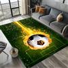 PEIHUODAN Tappeto Calcio Per Camera Ragazzo Super Doux Lavabile Antiscivolo Tappeto Stile Sportivo Per Decorazione Camera Da Letto Gaming (Colore 6,100x200cm)