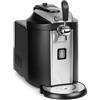 Klarstein Beerkules - Sistema Erogazione Birra, Dispenser, Fusti da 5 L, CO2, incl. 3 Cartucce, Raffreddamento 2-12 ° C in sole 4 ore, 120 W, alloggiamento: Plastica e Acciaio Inox, Nero