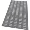 emmevi Tappeto Cucina Morbido 3D Assorbente Lavabile Antiscivolo Passatoia Bordata A Righe 57x135 Grigio