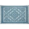 Markotex Tappeto Sardo Stuoia Passatoia tappeto bagno 100% Cotone Made In Italy prodotto in sardegna (Giada, 50x80)