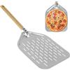Fyeme Pala perforata per pizza, 30 cm, con manico anti-scottatura, per gli amanti della cottura fatta in casa come la pizza, 200039875-21