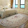 LONGSAO Home Tappeto Moderno Lussuoso Tappeto Camera da Letto Tappeti Salotto Pelo Corto Antiscivolo Tappeti Beige blu floreale vintage 100 x 200 cm