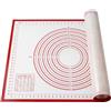 HOOMIL Tappetino da Forno, Tappetino da Forno in Silicone Antiaderente, Tappetino da Pasticceria Antiscivolo Riutilizzabile, 80x60cm