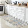 CARPETIA Tappeto da Cucina Tappeto da Cucina Tappetino da Cucina Tappeto Soggiorno Effetto Piastrelle Design moderno antiscivolo e lavabile Taglia: 100x300 cm