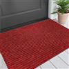 XUCHOU Zerbino Ingresso Esterno Personalizzato 40 x 85 cm Antiscivolo, Assorbente Zerbino Ingresso Esterno e Interno Varie Misure e Colori per Corridoi, Porte Esterne, Rosso