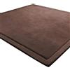 LEHOUR Tappeto di Velluto Corallo Ispessimento per bambino Coperta strisciante Tappeto Morbido Tatami Tappetino Antiscivolo(Caffè, 160 * 230CM)