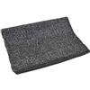 Arte Tappeti PAPUA Tappeto Cotone, Lavabile, per Bagno e Cucina, Antiscivolo (Black, 60x120cm)
