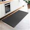 CosìCasa HomeLife il Tappeto Cucina Antiscivolo Lavabile in Gomma PVC: Tappeto per Cucina Antifatica, ideale come passatoia cucina antiscivolo lavabile | Tappeto Morbido e comodo - [44X75, Nero]