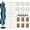 EasyByMall Kit di parti di ricambio per robot aspirapolvere Cecotec per Conga 11090, spazzola a rullo, panno , filtro, sacchetti per la polvere, spazzole laterali, spazzole per la pulizia (27 pezzi)