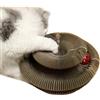Generico Tiragraffi per Gatti, Giochi Interattivi Magnetici A Fisarmonica Per Pet, Giocattolo Con Pista Sfera Per Gatti, per Casa Interno Esterno Soggiorno Viaggi in Famiglia Gioco