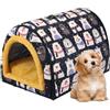 Furtryvl Cuccia per cani | Casa per animali domestici con tappetino - impermeabile, rimovibile e lavabile, coperta calda per animali domestici per gatti e cani