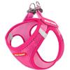 EzyDog Pettorina per cani taglia piccola - FORMFIT Pettorina regolabile e leggera in rete 3D traspirante con bande riflettenti e anelli metallici - per cuccioli e cani di piccola taglia (S, Rosa)