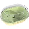 Fulenyi Acquario per rettili, serbatoio per piccoli animali, acquario, terrario, insetti, tartarughe, plastica resistente, 34,6 x 24,5 x 17,2 cm