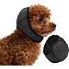 RUGBOL Protezioni Orecchie per Cani, Regolabili, antirumore e Antistress, Fascia Comoda per Il Bagno, toelettatura, temporali e fuochi d'artificio (S)