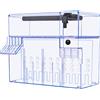 Ioensy Filtro Acquario Box Filtrante Accessori Acquario di Gocciolamento Doppio Silenzioso Installazione Facile Separazione Rifiuti Adatto per Acquar, 26 Cm X 13.5 Cm X