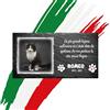 Generico LaFarfallaDiLegno.it Lapide commemorativa per Cane e Gatto, Memoriale Personalizzabile in Pietra, Lapide Cane Personalizzata per Esterno con Foto del Tuo Animale Domestico (Rettangolare 32,5x17,6cm)