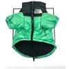 DoRysk Giacca invernale in piuma DoRysk per Schnauzer, resistente parka per cani di piccola e media taglia, gilet caldo e spesso, cappotti per cuccioli per Bulldog francesi (Verde, S)