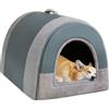 ping bu Grande cuccia per cani 2 in 1, soffice cuccia XL XXL, lussuosa cuccia per interni per animali domestici, con maniglia, anti ansia, cani e gatti, letto calmante, per cani di taglia grande e