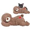 Luieonm Giocattolo lenitivo per cani, giocattolo per cuccioli di battito cardiaco, sollievo per animali domestici e calmante, morbido peluche che dorme per animali domestici, peluche battito