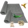FineInno 2 Pezzi Tappeto per Rettili in Fibra 60 x 40 cmTappetino Antiscivolo per Rettili Reptile Carpet Reptile Tappeto per Draghi Barbuti Lucertole Iguane Geco (A)