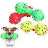 Trade Shop TraesioGioco a Forma di Osso riportino per Animali Domestici 16 cm Gomma Morbida sonoro