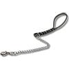 Pet's Market Guinzaglio Cane Cuoio Doppia Treccia con Catena Taglia Media 60 cm