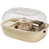 Generico Gabbia Per Criceti - Habitat Portatile Con Tetto Aperto, Gabbia Acrilico Transparente, Gabbias Criceti Nani Piccoli, Per Piccoli Animali, Ideale Per Dormitorio, Ufficio E Viaggi