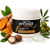 ALOHALABS Crema Viso Antirughe Uomo e Donna 50ml | Curcuma e Vitamina E, Idratante e Rigenerante, Burro di Karité, Antiage, Pelle Secca e Grassa