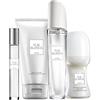 Avon Pur Blanca - Set profumo, 4 pezzi: spray Eau de Parfum, lozione per il corpo, deodorante, profumo floreale, sacchetto regalo natalizio