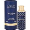 FEI FAN Eau De Parfum Maison Asrar Royal Collection LEGACY è L'Espressione Di Una Forza Discreta, Racchiusa In Una Fragranza Fatta Di Contrasti Netti, Ma Raffinati 100ml