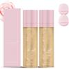 Generico 2 pezzi Sheer Setting Mist Protezione Solare,Setting Idratante Spray Per La Protezione Solare,Waterproof,Lunga Durata,Non Unto,Asciugatura Rapida,Per Uomo E Donna