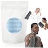 bergxperten Aquemis asciugamano esfoliante 1/3/5 Pezzi scrubber corpo lungo 100 cm doppia faccia quick dry con fibra di bambù e ioni d'argento panno doccia unisex per bagno e doccia