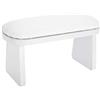 Dioche Poggiamano Cuscino, Poggiapolsi Salone per Unghie Tavolo da Ufficio Urbanità Cuscino Supporto per Salon, Poggiapiedi for manicure for nail art, 30 * 15 * 15 cm(bianco)