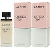 La Rive Perfume Queen Of Life - 2 confezioni da 75 ml