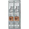 L'Oreal Paris NYX Professional Makeup Epic Inky Stix Eyeliner in Gel Cremoso Waterproof Punta Inclinata Colore Intenso Asciugatura Rapida Lunga Durata Finitura Metallic Colore 16 Silver Shock - 2 Eyeliner