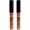 NYX Professional Makeup Correttore Can't Stop Won't Stop Tonalità 12.7 Neutral Tan Liquido Multiuso Lunga Tenuta 24h Waterproof Ultra Pigmentato Corregge Scolpisce e Illumina - 2 Correttori da 3,5ml