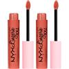 NYX Professional Makeup Lip Lingerie XXL Rossetto Liquido Matte 25 Candela Babe No Transfer Formula Vegana Lunga Tenuta - 2 Rossetti
