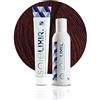 Pop Italy Soielixir Tinta Permanente per Capelli in crema SENZA Resorcina, Parafenilendiammina e Ammoniaca 93 Colori - 100 ml - (Pack Tinta + Ossigeno 20 vol. - 5/6 Castano Chiaro Rosso)