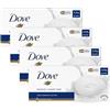 Dove Original Beauty Cream Bar 3 in 1 deterge, idrata e nutre Sapone da bagno senza solfati per una pelle morbida e liscia, adatto per l'uso quotidiano 6x90 g, confezione da 4