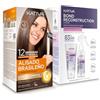 Kativa Kit lisciante brasiliano + Total Plex Bond Repair | Nuova formula con acido ialuronico | Trattamento lisciante professionale a casa-fino a 12 settimane di durata-Alisato Keratina-ricostruttore