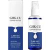 Sgjwyc Ghk-Cu Siero di peptide di rame, Ghk-Cu peptide di rame, siero per la crescita dei capelli per donne e uomini, cura dei capelli per morbidezza e lucentezza, ripara i capelli secchi, danneggiati