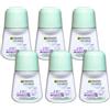 Garnier Mineral Deo Roll-on Protection 48H, 6 in 1, 6 x 50 ml