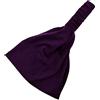 Anawakia Fascia per capelli da donna, fascia per capelli, per yoga, sport, bandana, bandana, fascia elastica larga per capelli (5 pezzi, viola)