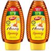 Dabur Miele Squeezy Pack - Confezione da 450 g (225 g x 2, confezione da 2) | 100% puro | Marchio di miele numero 1 al mondo senza adulterazione di zucchero