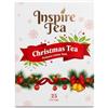 Inspire Tea Tè di Natale/Cesto di Natale/Tè regalo 2 g x 25 bustine di tè piramidali
