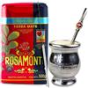 Yerbee Yerba Mate Rosamonte Selezione Speciale 0.5 kg | Kit da Tè Mate in Acciaio Inox: Tazza Yerba Mate - Zucca | Cannuccia Yerba Mate - Bombilla | Spazzola per la pulizia