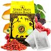 Mate Green Yerba Mate Tee Cocido Frutas 25 x 3 g | Yerba Mate Tee bustine 75 g