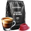 La Capsuleria Caffè CUORE DI ROMA (80 Capsule) compatibili con Bialetti (anche con modello Gioia e macchine con chip), 8 Pack Salva Aroma da 10 Capsule, aroma armonioso e gusto equilibrato (La Capsuleria)