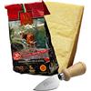 YesEatIs Special Box - Parmigiano Reggiano Consorzio Vacche Rosse 30 mesi - 1 Kg - Coltellino in Acciaio INOX